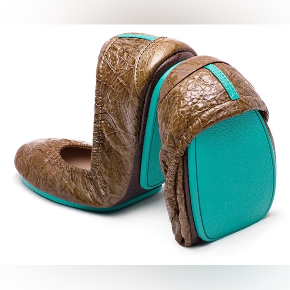 Tieks SIENNA BROWN CROC ballet flat - Picture 2 of 12